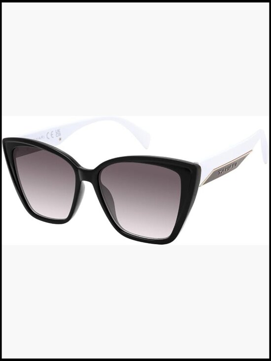 Plastic Two Tone Cat Eye Sunglasses with UV Protection main image 4